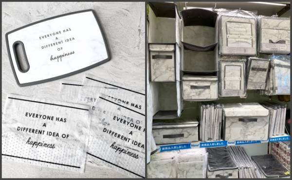 【3COINS】新作！「大理石柄」のキッチン＆収納アイテムが話題♪