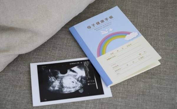 母子健康手帳と超音波写真