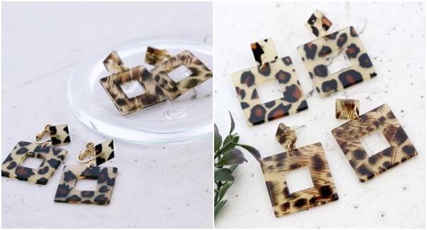本当に300円？3COINSのおしゃかわレオパード柄アクセサリー4つ