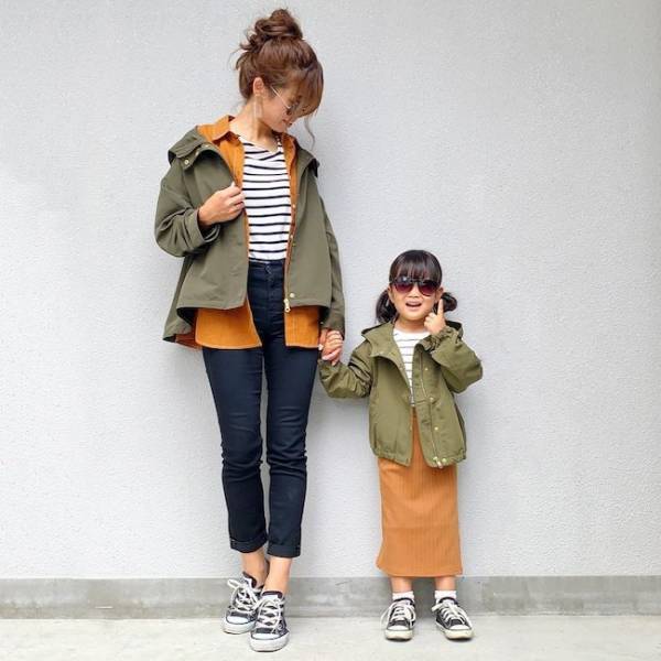 【GU新作】秋の本命アウター「マウンテンパーカ」で親子リンクコーデ