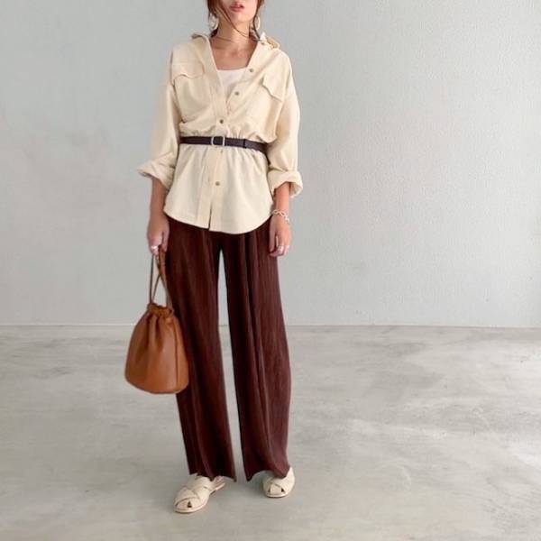 秋のマスト羽織！GU「コーデュロイオーバーサイズシャツ」のサイズ感が神♡