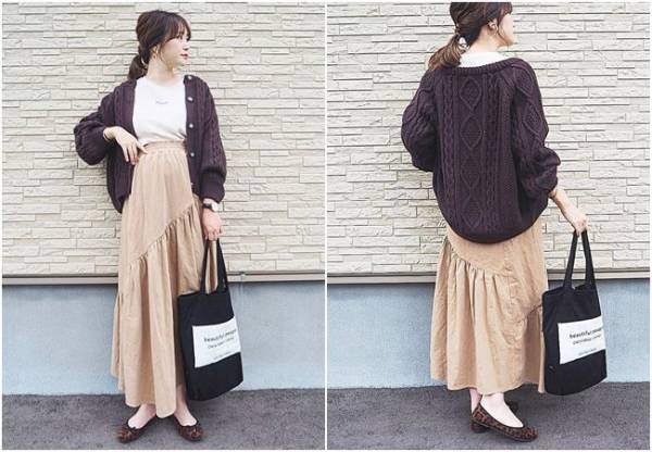 【GU新作】驚愕かわいい！ケーブルコクーンカーディガン最旬コーデ4選