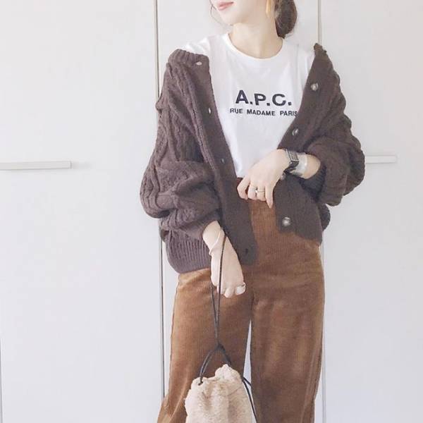 【GU新作】驚愕かわいい！ケーブルコクーンカーディガン最旬コーデ4選