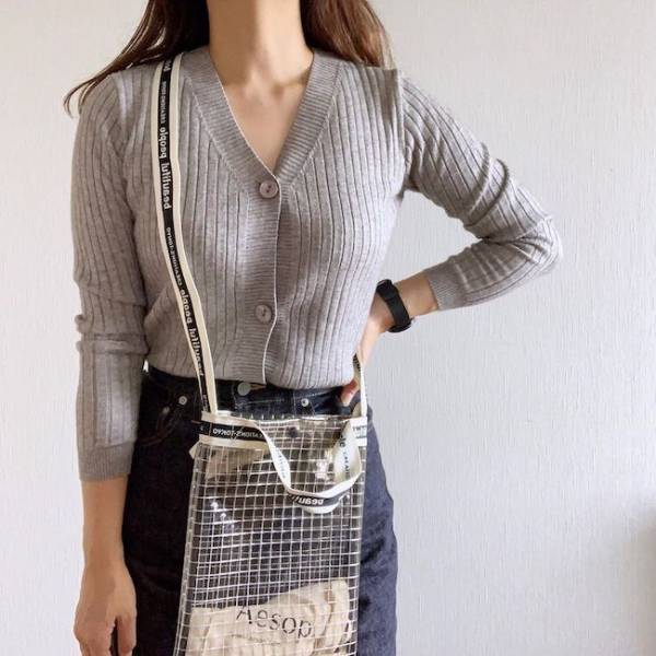 fifthのリブニットカーデが高見えで万能すぎ！スタイルアップ効果も◎
