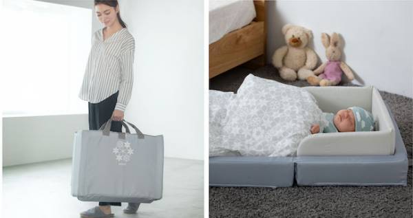 折り畳んで持ち運びもラク！カトージの折りたたみベビー組布団【ラクに楽しく♪特集】