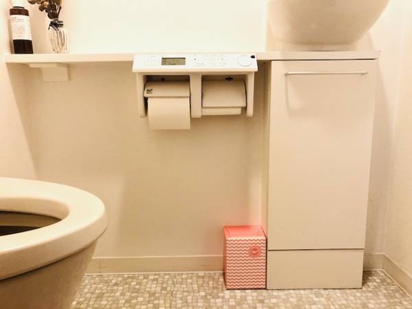 【100均】生理の時に◎使い捨てサニタリーボックスがかわいくて便利！