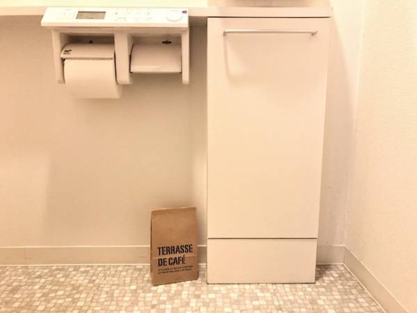 【100均】生理の時に◎使い捨てサニタリーボックスがかわいくて便利！