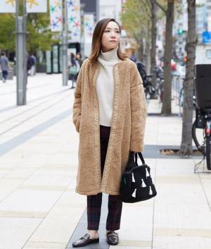 【ユニクロ】売り切れ必至「ボアフリースノーカラーコート」が大HIT♡