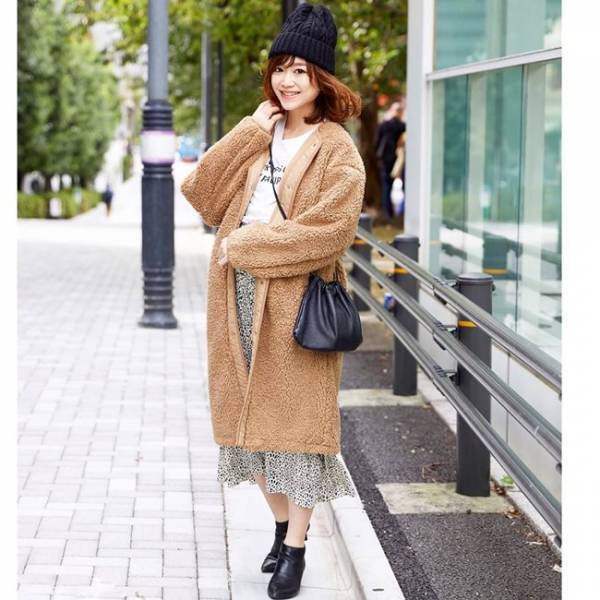 【ユニクロ】売り切れ必至「ボアフリースノーカラーコート」が大HIT♡