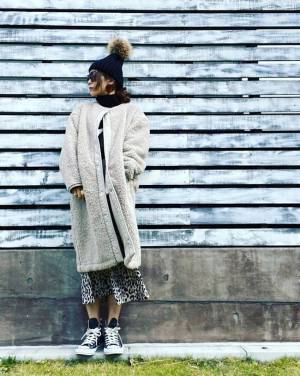 【ユニクロ】売り切れ必至「ボアフリースノーカラーコート」が大HIT♡