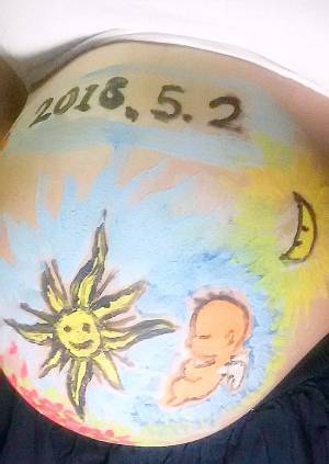 一生の記念になった！赤ちゃんを迎える家族イベント・マタニティペイント