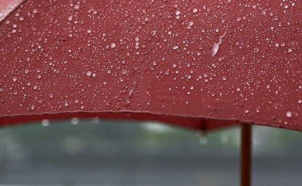 土砂降りの雨