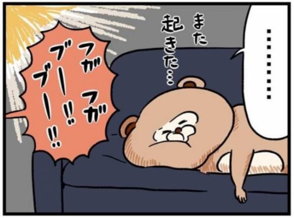 超超気を付けてたのに。失敗した…！【ねこたぬのはじめて育児20】