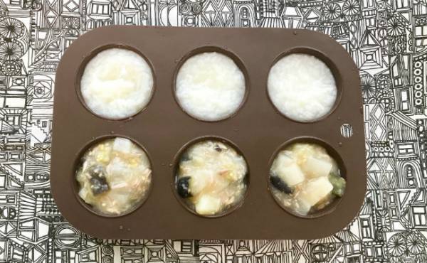 【3COINS】使い勝手抜群！ シリコンマフィン型が離乳食に超便利♪