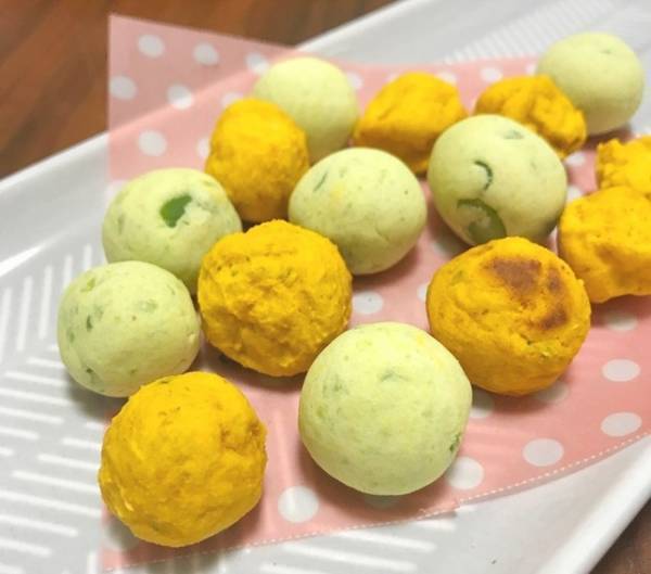 手づかみ食べに丁度イイ！ かぼちゃと枝豆のたまごボーロ【管理栄養士監修】