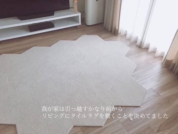 子どもが汚しても安心！1枚ずつ買えて経済的＆おしゃれな「タイルラグ」