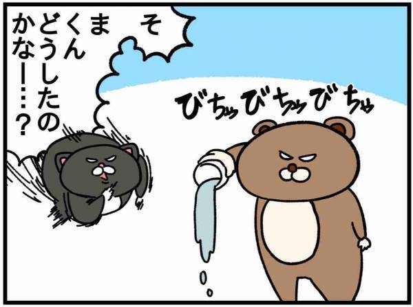 いたずらするの、ソレ言いたいだけじゃね？【ねこたぬのはじめて育児57】
