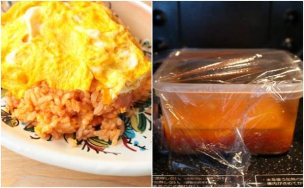 フライパン不使用！絶品オムライスをレンジで作る方法｜つくおき食堂まりえ