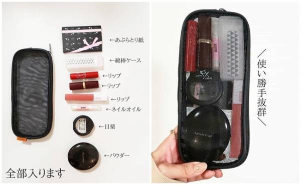 【ダイソー】大人気のメッシュポーチでバッグが劇的に使いやすくなった件
