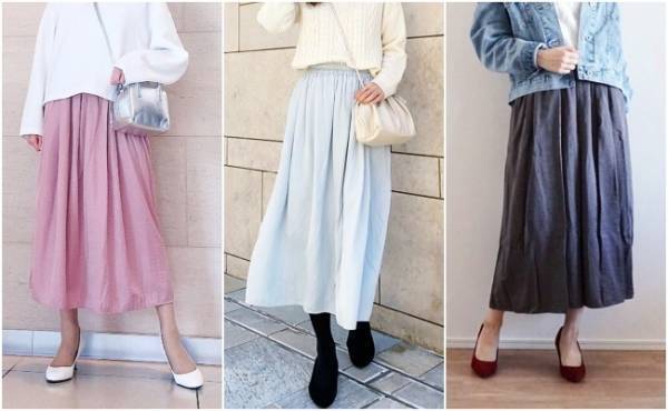 【ユニクロ】シワで悩まない！イロチ買い続出の神スカートを即買いせよ♡