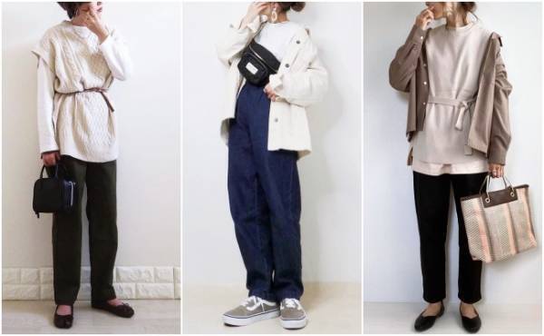 【GU】メンズの「シェフパンツ」がママに大流行！着こなし実例3つ