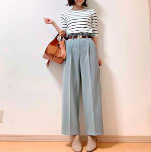 【しまむら】ラクなのにおしゃれ！ゴムベルト付きワイドパンツが優秀すぎ