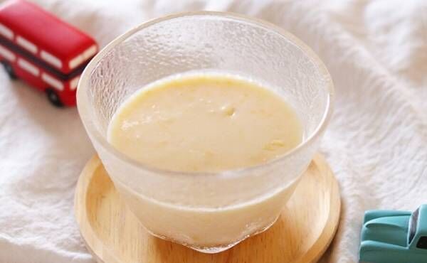 7～8カ月ごろ（離乳食中期）のレシピ「コーンクリームスープ」