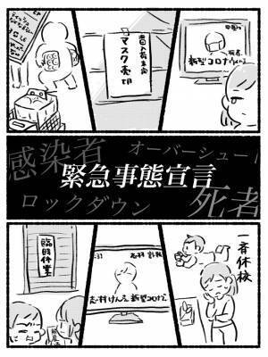 新型コロナウィルスが怖すぎて死ぬのが怖くなった主婦の話　#育児マンガ