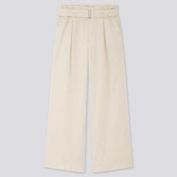 【ユニクロ】リネンなのに2990円！美脚見え＆ラクが叶う名品ボトム♡