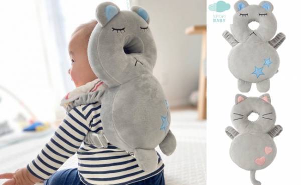 【ニトリ】後ろ姿がたまらん♥夏も快適なヘッドガードで頭ごっつんを防止