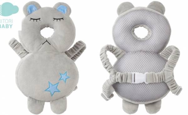 【ニトリ】後ろ姿がたまらん♥夏も快適なヘッドガードで頭ごっつんを防止