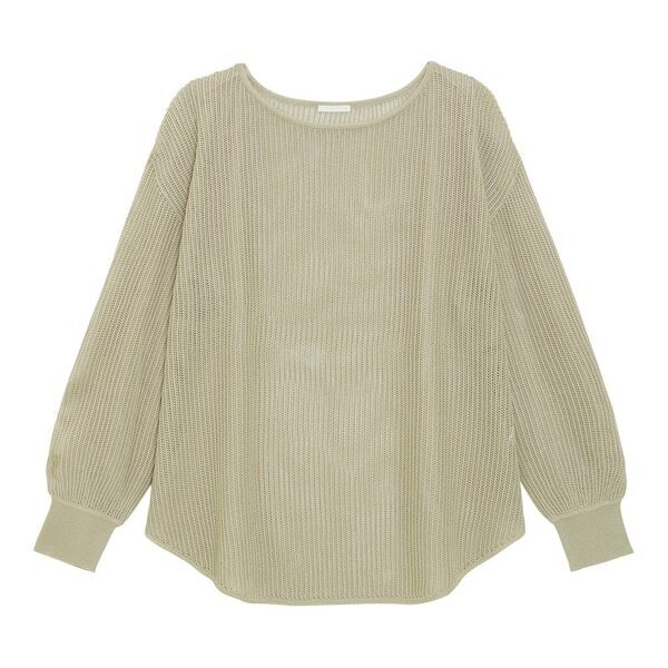 【GU】2千円以下！大人の透け感がかわいいメッシュセーターは今が買い