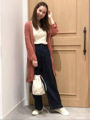 【コーエン】着回し力抜群！シワを気にせず着られるチュニックカーデが神