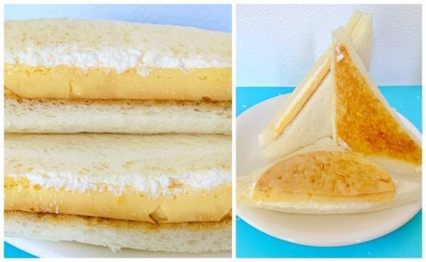 【ローソン】SNSで話題！インパクト大のプリンサンドが濃厚で激ウマ