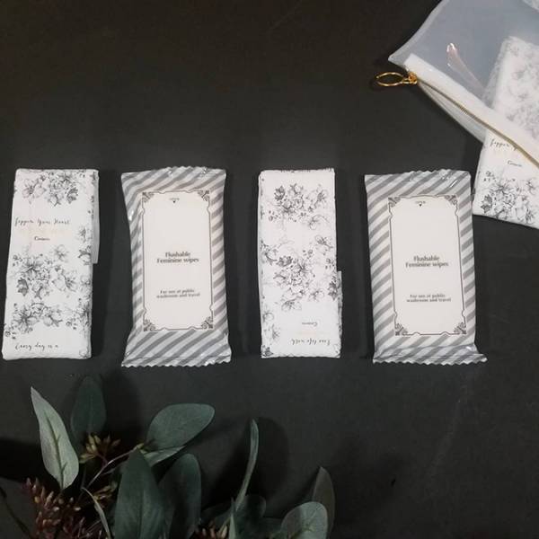 新しすぎッ！センターイン×100均クリアポーチで“見せ”ナプキン収納