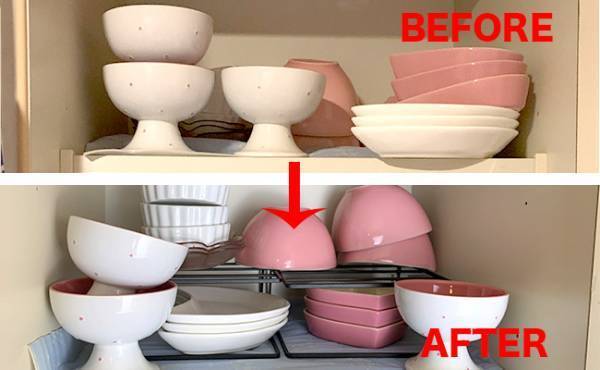 【100均】食器棚が激変！収納力＆取り出しやすさ比較で圧勝したのは！？
