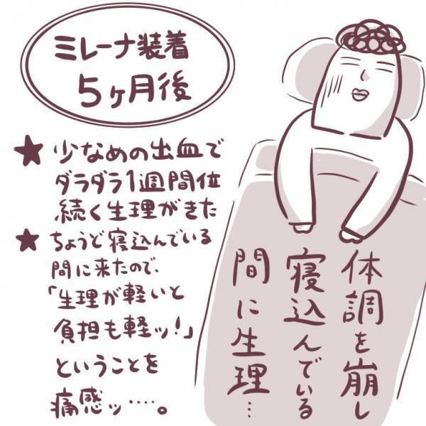 体調不良でわかった！ミレーナ装着の思わぬメリット【ミレーナ体験談８】