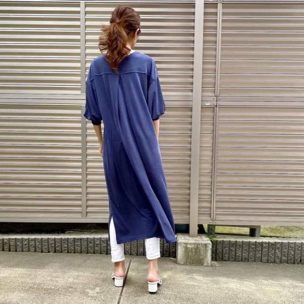 GUさん1900円でいいの！？体型カバーも完璧♪ラクチン高見えワンピ