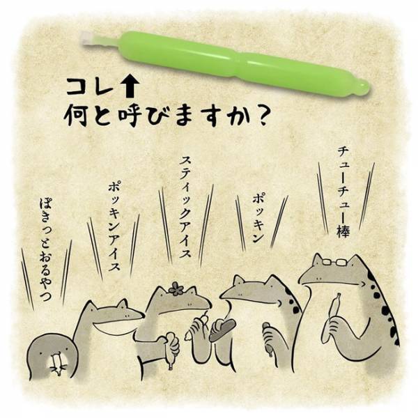 「あのポキッと折るやつ！」みんな、これ何て呼んでるの？！