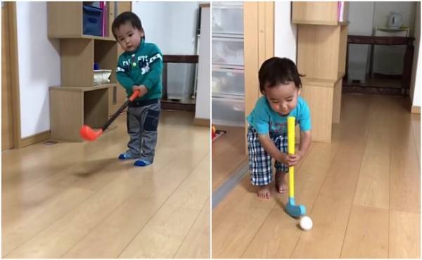 日本プロゴルフ協会のパパの息子は将来有望！？天才キッズパパの子育て論