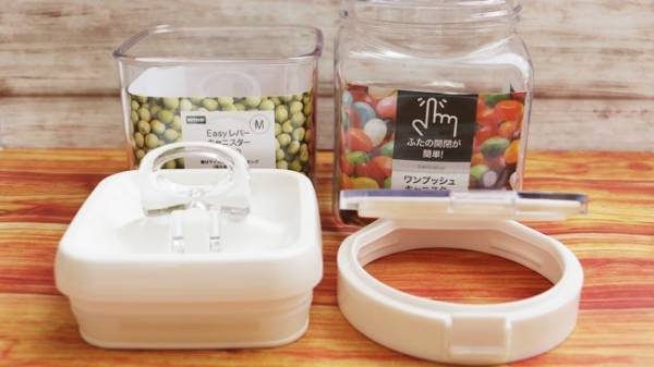 【ニトリ】徹底比較！大人気の2大キャニスター、どっちが便利！？