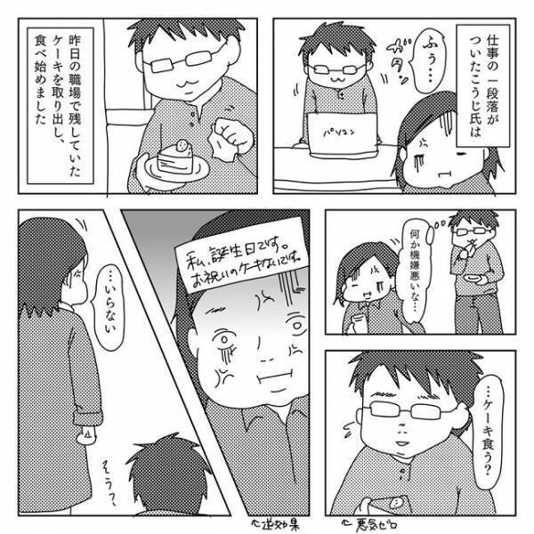 嘘でしょ？私の誕生日なのにひとりでケーキ食べるなんて！産後自宅レポ2