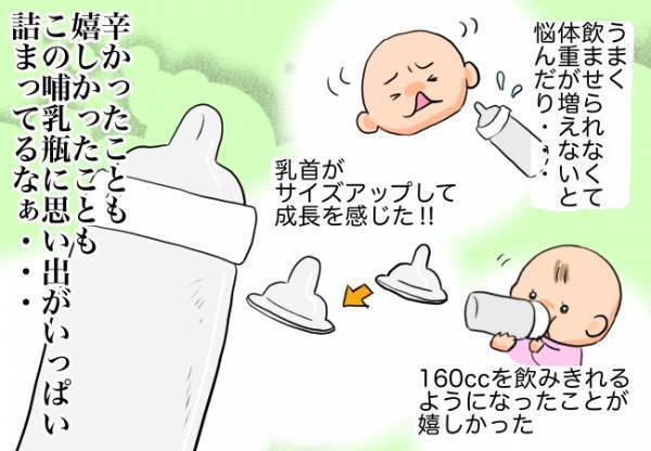 思い出がたくさん詰まった哺乳瓶【口唇口蓋裂ちゃん、育ててます113】
