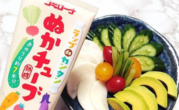 もはや革命！きゅうり1本からぬか漬けが作れる「ぬかチューブ」が話題！