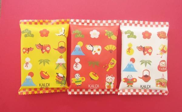 【カルディ】お正月限定！ひと口で幸せのおいしさ♡縁起モノお茶菓子4選