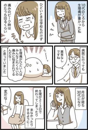 「生理痛がひどくて……助かった！？」30代で卵巣嚢腫が判明→手術