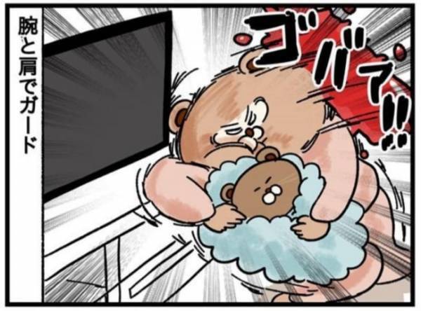 「ピ、ピーンチ！神様！」新生児抱っこしたまま大転倒？！ #18