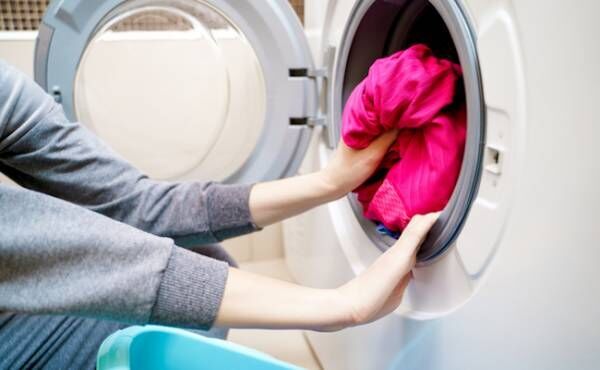 赤ちゃんの洋服の洗濯のイメージ