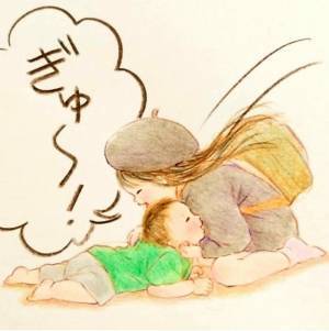 高速ハイハイからの熱烈ぎゅー♡「姉弟っていいな」と幸せを感じる瞬間