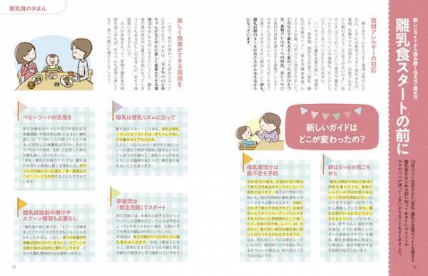 卵は初期からOK！鉄不足は6カ月から予防！最新『離乳食オールガイド』